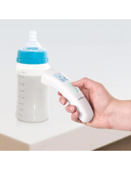 termometro-sin-contacto-thermoadvanced-easy-miniland-3.jpg – Uso en bebé dormido.