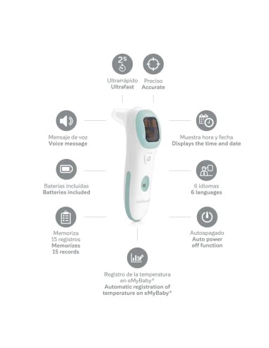 termometro-contacto-thermotalk-plus-miniland-2.jpg – Detalle de la pantalla digital.