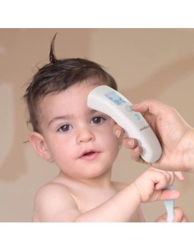 termometro-sin-contacto-thermoadvanced-easy-miniland-2.jpg – Pantalla digital encendida.