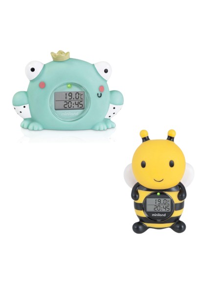 termometro-bano-thermo-bath-miniland-1.jpg – Vista frontal del termómetro Thermo Bath.