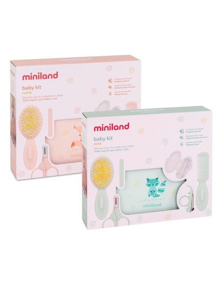 Kit para el cuidado del bebé Baby Kit Mint y Candy - Miniland