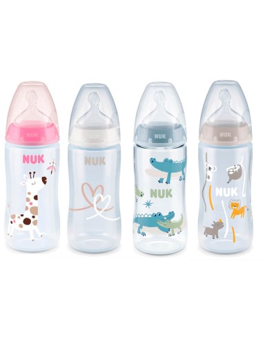 Biberón First Choice con Control de Temperatura 300ml (0-6M) - NUK