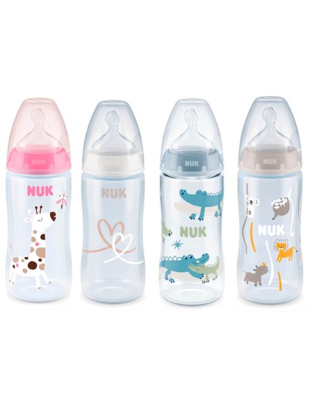 Biberón First Choice con Control de Temperatura 300ml (0-6M) - NUK