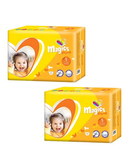 Pañales Magics Talla 5 Easysoft con 84uds.