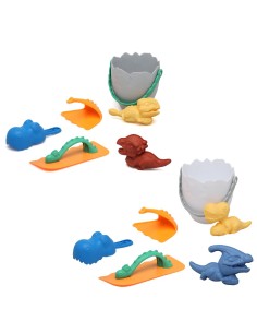 Cubo de playa con dinosaurios Kiokids (+18 meses)