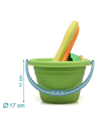 Set cubo de playa animales Kiokids (+ 18 meses)