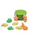 Set cubo de playa animales Kiokids (+ 18 meses)