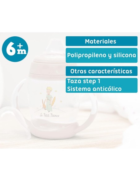 TAZA DE ENTRENAMIENTO  BEBÉ EL PRINCIPITO 6M+
