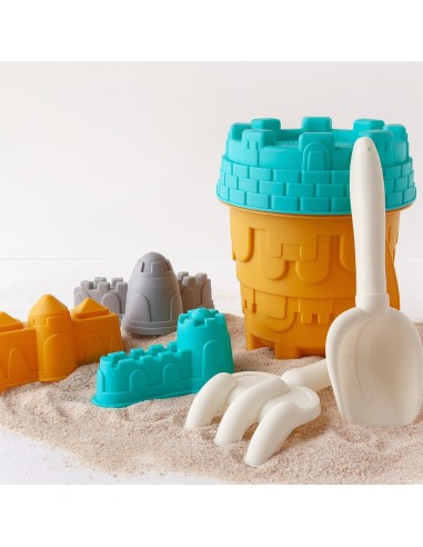 Set cubo de playa animales Kiokids (+ 18 meses)