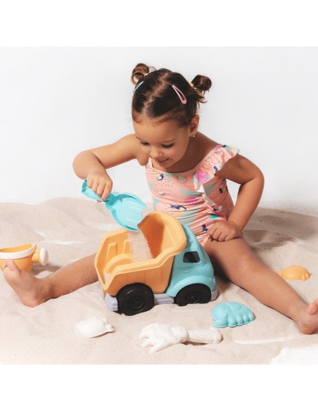 Set cubo de playa animales Kiokids (+ 18 meses)