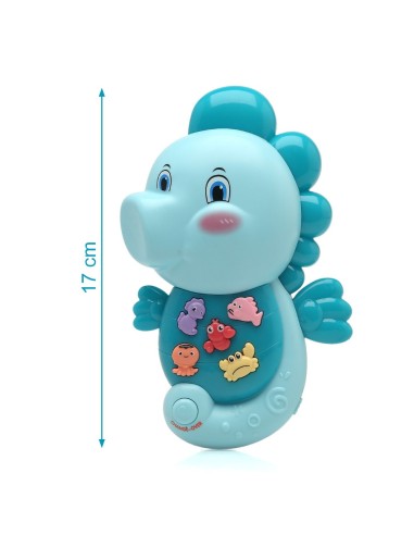 Juguete caballito de mar con luces y melodía - Kiokids