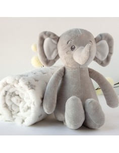 Peluche elefante gris - Kiokids 2