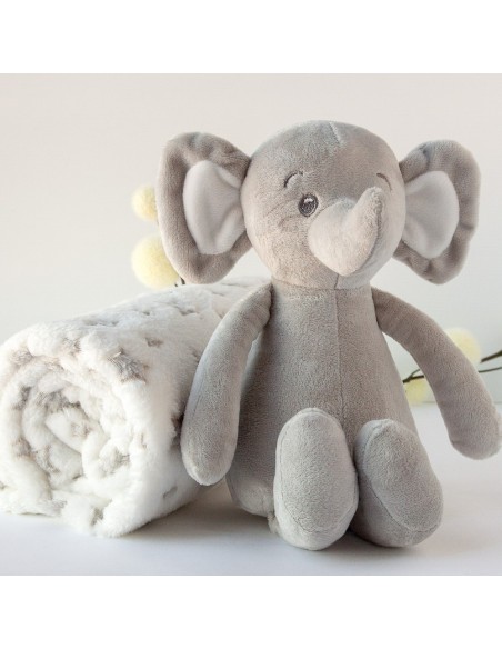 Peluche elefante gris - Kiokids