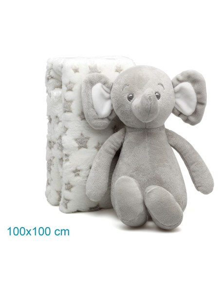 Peluche elefante gris - Kiokids