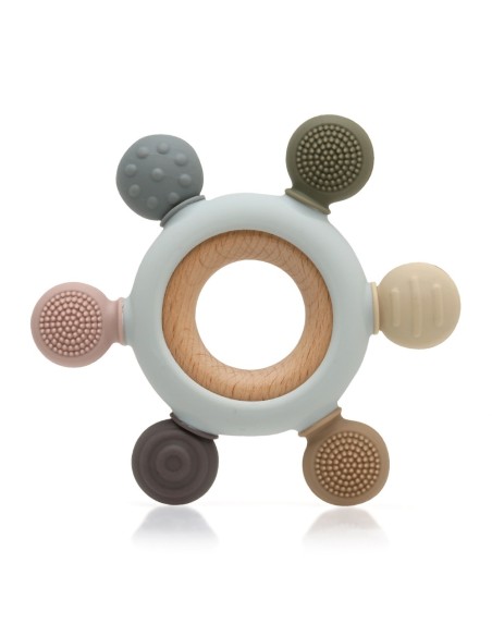 Mordedor madera y silicona - Kiokids