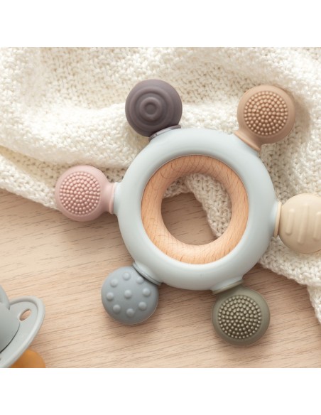 Mordedor madera y silicona - Kiokids