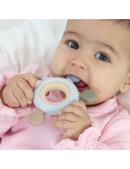 Mordedor madera y silicona - Kiokids