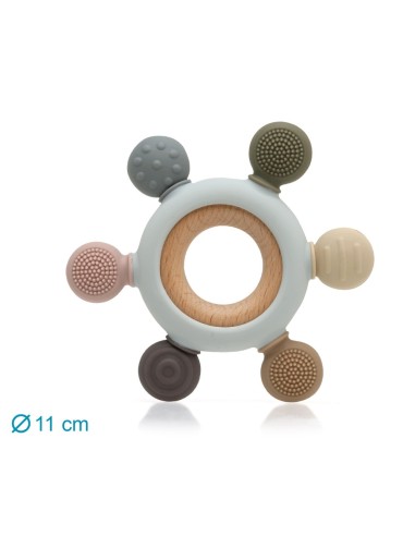 Mordedor madera y silicona - Kiokids