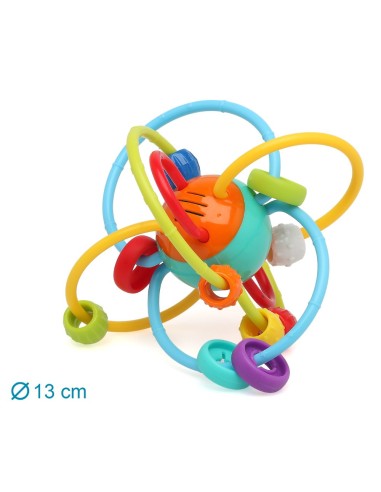 Sonajero mordedor de colores Kiokids