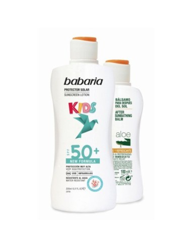 Babaria Leche Infantil SPF50 200 ml - Protección solar para niños