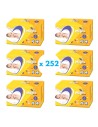 Pack Talla 1 Pañales Magics Easysoft. 6 paquetes 252uds (de 2 a 5kg)