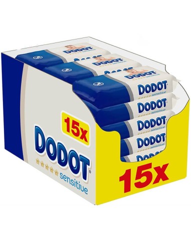 Caja de 15 paquetes Dodot Sensitive 810 uds