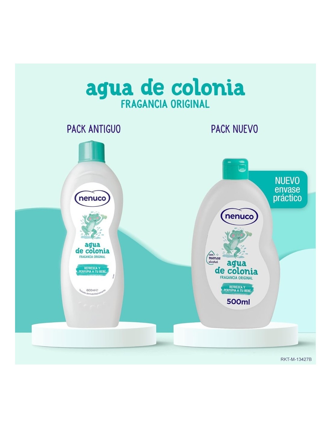 Agua de colonia fragancia original 500ml Nenuco