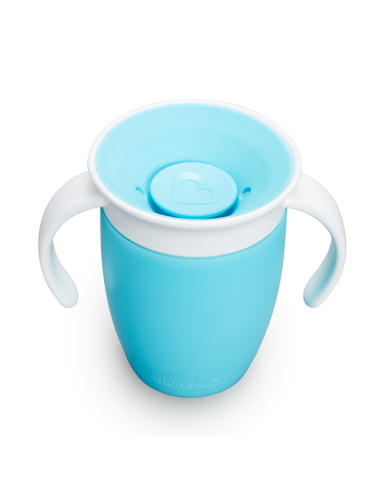 Taza antigoteo 360º con asas y tapa 200ml | Munchkin - Nappy.es
