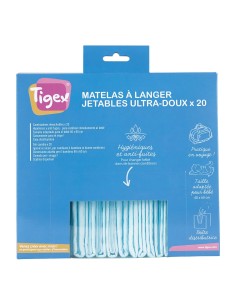 Cambiador desechable 40x50 cm 20 uds. Tigex 2