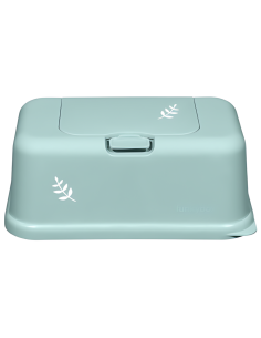 Comprar dispensador de toallitas menta con hojas- Nappy