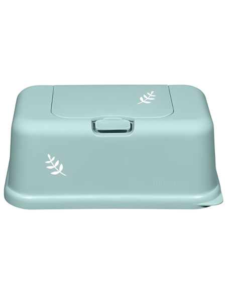 Comprar dispensador de toallitas menta con hojas- Nappy