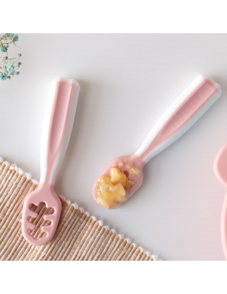 Set 2 precucharas para bebés Kiokids