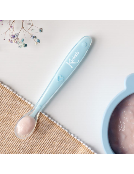 Cuchara en silicona para bebé Kiokids