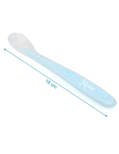 Cuchara en silicona para bebé Kiokids