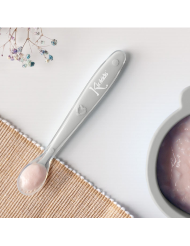 Cuchara en silicona para bebé Kiokids