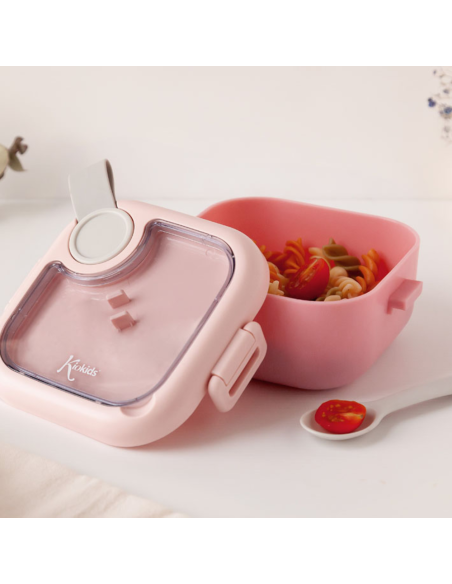 Caja almuerzo con cuchara Kiokids
