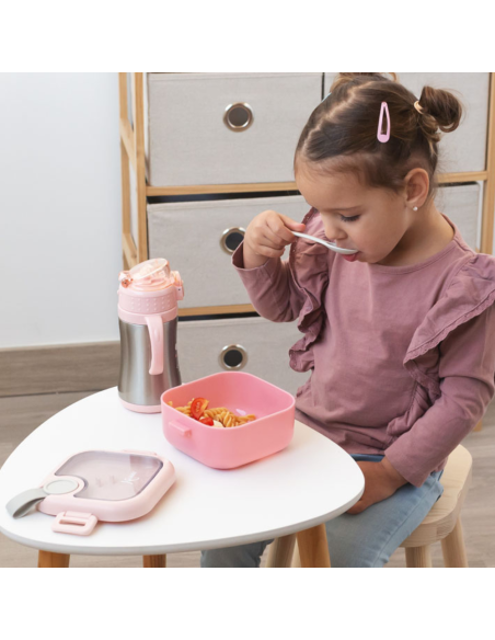 Caja almuerzo con cuchara Kiokids