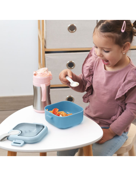 Caja almuerzo con cuchara Kiokids