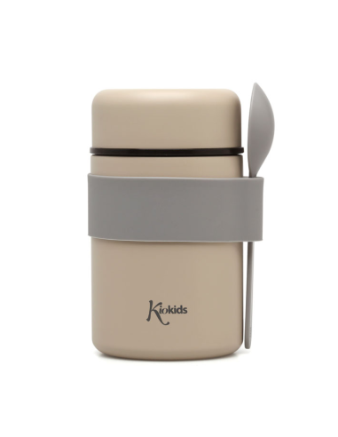 Termo papillero de acero inoxidable 500 ml con cuchara Kiokids