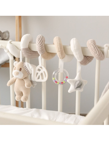 compra barato Peluche espiral osito beige | Kiokids - Nappy.es