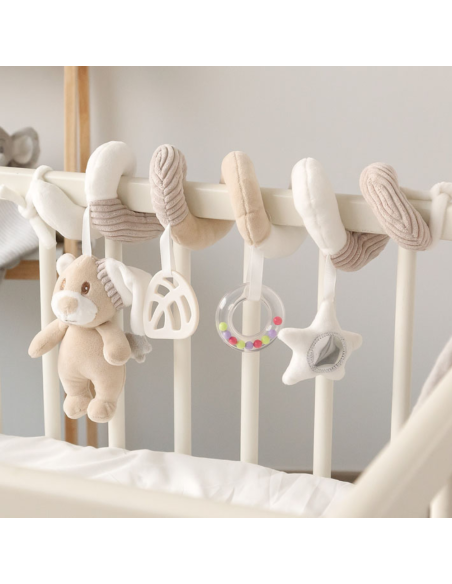 compra barato Peluche espiral osito beige | Kiokids - Nappy.es