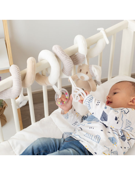 compra barato Peluche espiral osito beige | Kiokids - Nappy.es