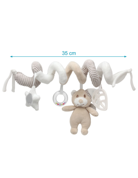 compra barato Peluche espiral osito beige | Kiokids - Nappy.es