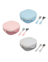 Caja almuerzo cuadrado 450 ml acero inoxidable Kiokids