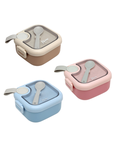Caja almuerzo con cuchara Kiokids