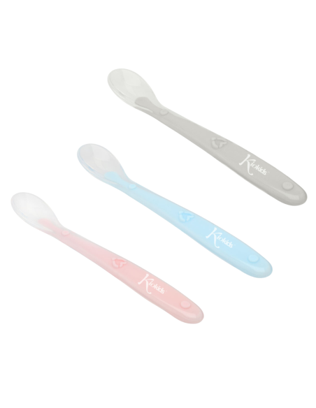Cuchara en silicona para bebé Kiokids