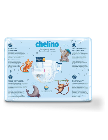Pañales Chelino Love Talla 6 (17–28 kg) 27uds