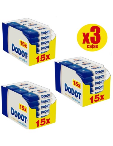 Comprar Toallitas dodot sensitive -caja con 810 toallitas – Dodot