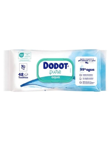 Compra Toallitas Dodot 864 uds. Aqua Pure [ 99% agua ]  - Nappy.es