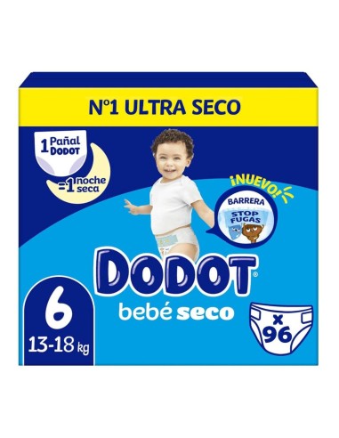 Compra dodot Talla 6 marca Dodot [ bebe seco ]  -  dodot - Nappy.es
